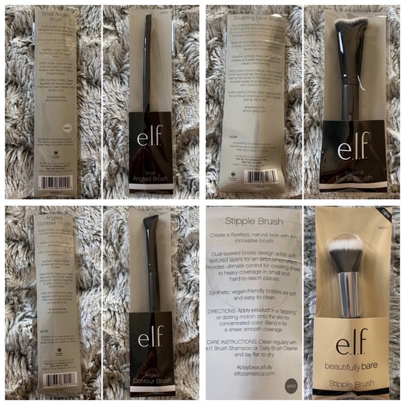 4Pc e.l.f. Makeup Brush Set NIB U - Picture 8 of 8